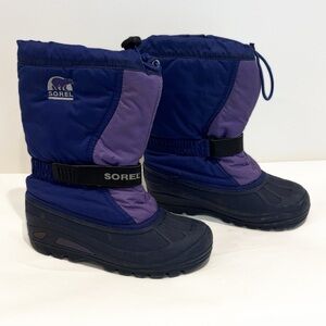 Sorel Flurry Blue and Lavender Winter Snow Boots